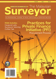 The Malaysian Surveyor Vol 48 no 1 – 2013